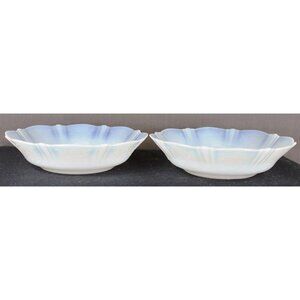 2 Depression Glass MacBeth-Evans American Sweetheart Monax 6" Cereal Bowls